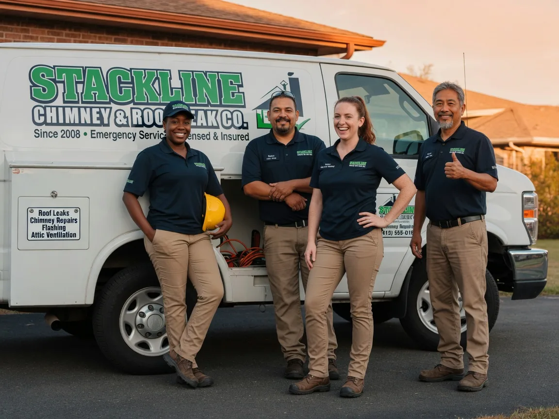 Chimney flashing repair company in Balsam Grove, NC